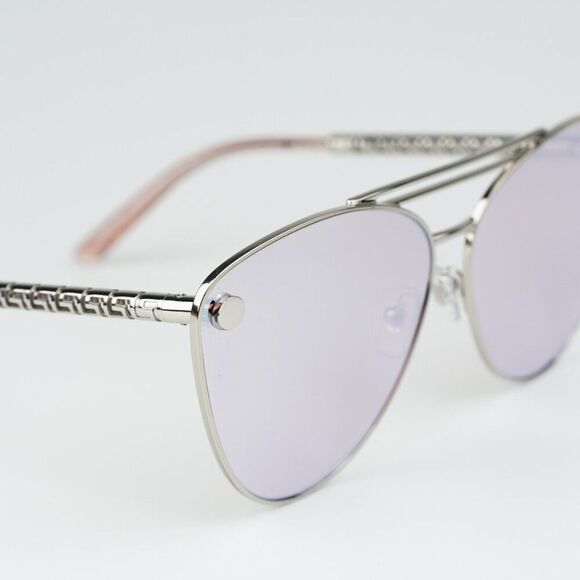 NEW Versace VE2267 10007V Silver Pink Mirror White Pilot Unisex Sunglasses - Picture 5 of 10